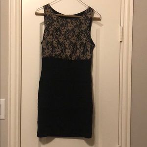 Blk & Tan Dress